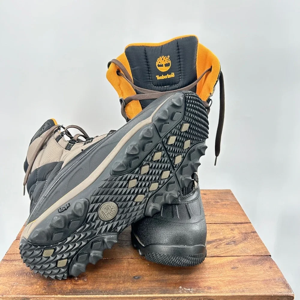 Timberland Men Rime Ridge Waterproof 200g PrimaLoft Insulated Winter Boots Black